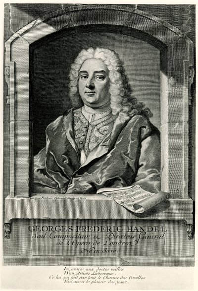 Georg Friedrich Haendel door German School