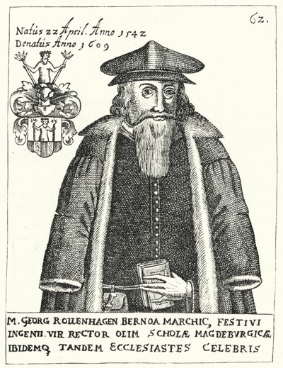 Georg Rollenhagen, Duitse toneelschrijver door German School