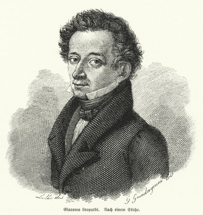 Giacomo Leopardi, Italiaanse filosoof, dichter en filoloog door German School