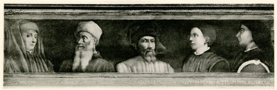 Giotto di Bondone (1267 - 1337), Paolo Uccello (1397 - 1475), Donatello (1386 - 1466), Antonio Manetti (1402 - 1460), Filippo di der Brunellesco (1377 - 1466) door German School