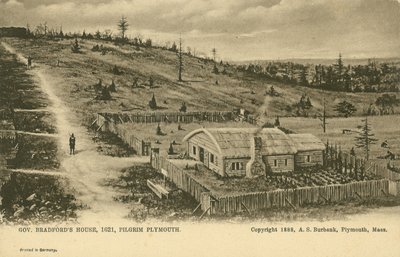 Huis van Gouverneur William Bradford, Plymouth Kolonie door German School