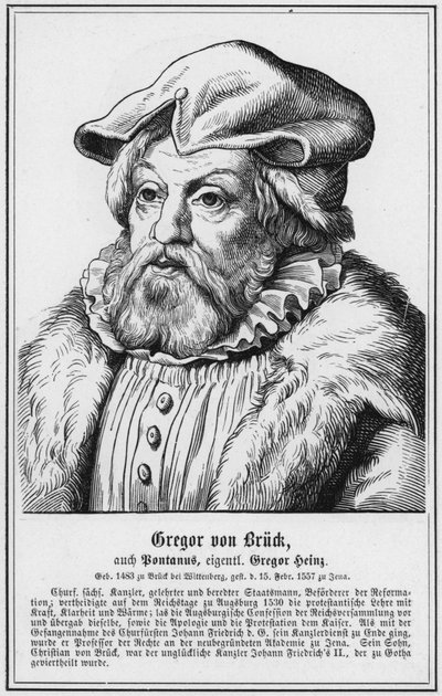 Gregor von Bruck, ook Bontanus, eigentl Gregor Heinz door German School