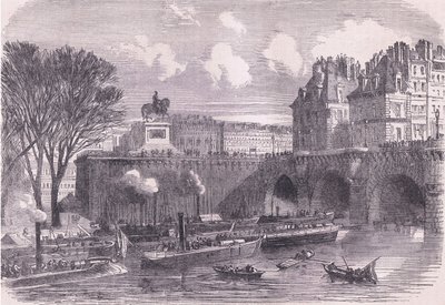 Kanonneerboten op de Seine door German School