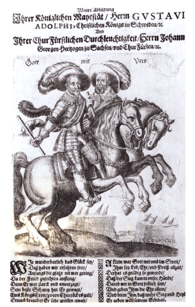 Gustaaf II Adolf (1594-1632) en Gustaaf IV Adolf (1778-1837), Koningen van Zweden door German School