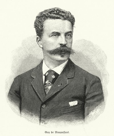 Guy de Maupassant, Franse schrijver van korte verhalen door German School