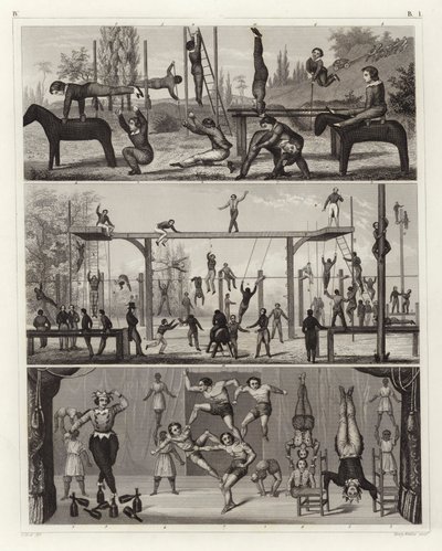 Gymnastiek en acrobatiek door German School