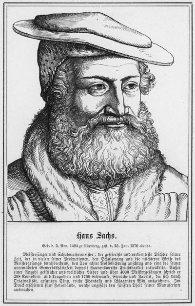 Hans Sachs door German School