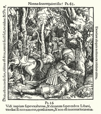 Hans von Hutten gedood door Ulrich, hertog van Württemberg, 1515 door German School