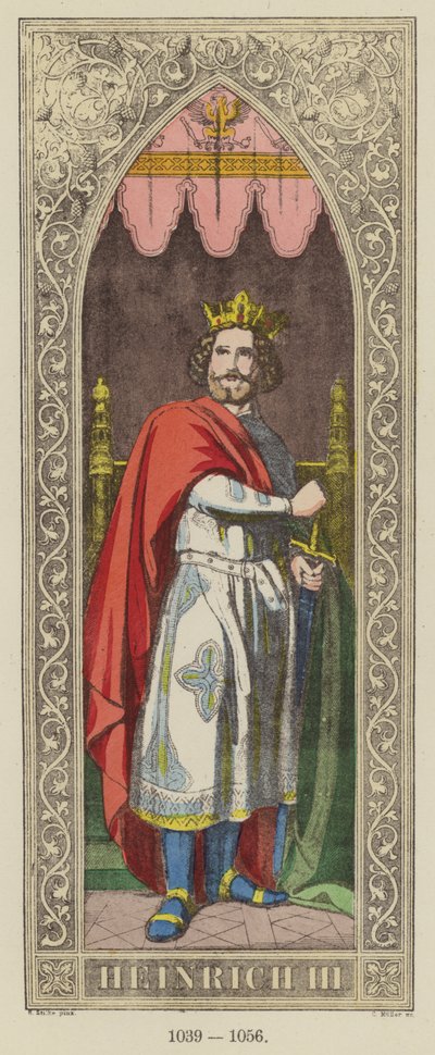 Heinrich III door German School