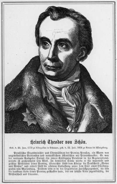 Heinrich Theodor von Schon door German School