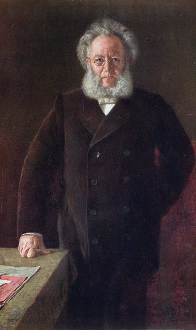 Henrik Ibsen (1828-1902) door German School