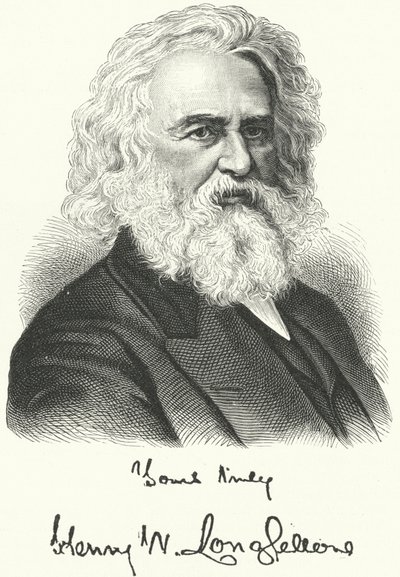 Henry Wadsworth Longfellow, Amerikaanse dichter en professor door German School