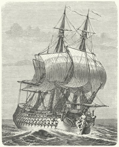 Hercule, Franse 58-kanons fregat door German School