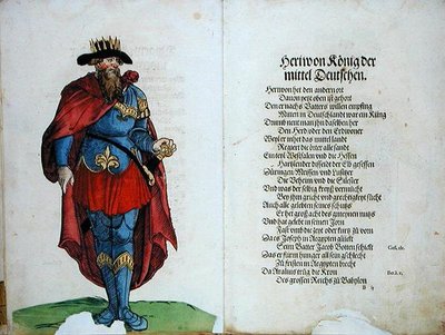 Heriwon, koning van de Midden-Duitsers, uit 