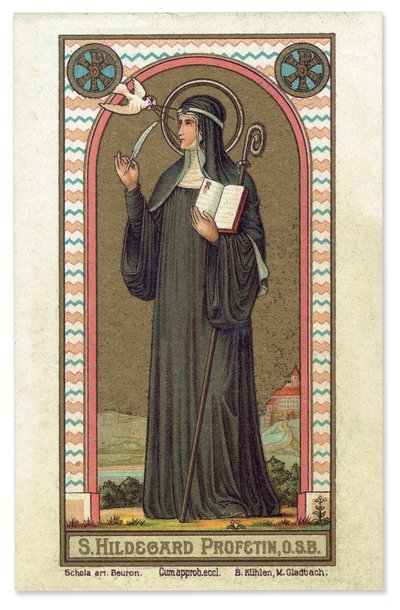 Hildegard van Bingen door German School