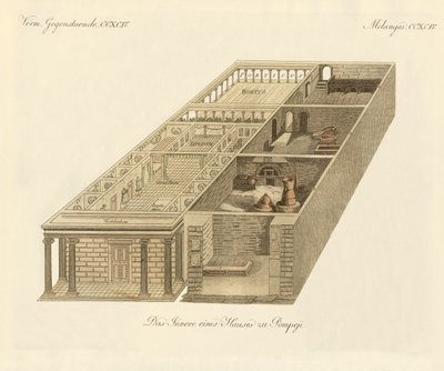 Huis van Panza in Pompeii door German School
