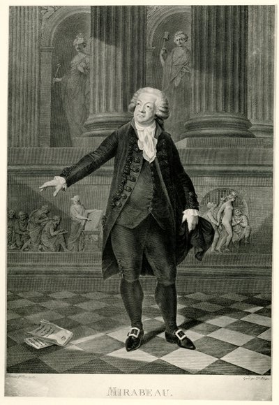 Honoré Gabriel de Riqueti, graaf van Mirabeau door German School
