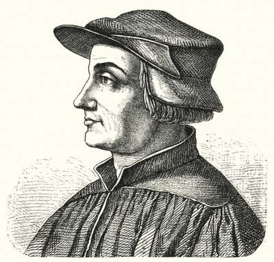 Huldrych Zwingli, leidende figuur van de Reformatie in Zwitserland door German School