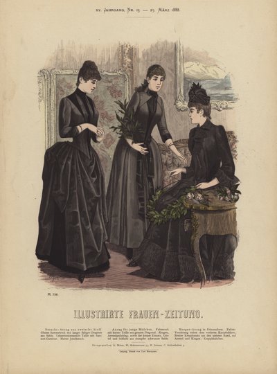 Illustratie voor Illustrirte Frauen-Zeitung door German School