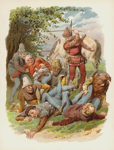 Illustratie voor Till Eulenspiegel door German School