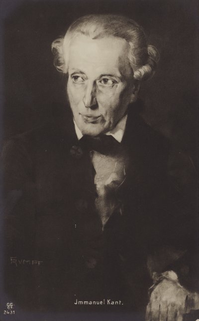 Immanuel Kant (litho) door German School