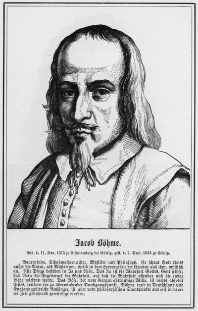 Jacob Bohme door German School