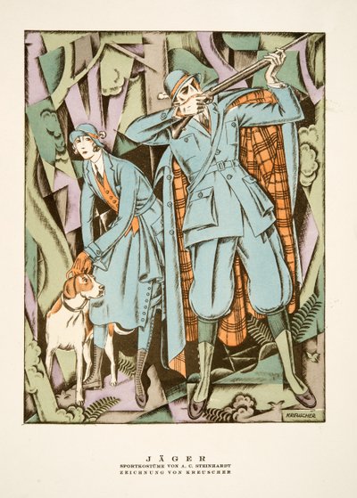 Jäger, sportkleding door A C Steinhardt, uit Styl, uitgegeven 1922 door German School