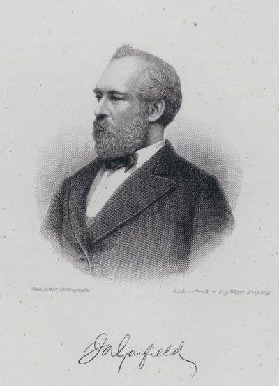 James A Garfield, Amerikaanse politicus en 20e president van de Verenigde Staten door German School