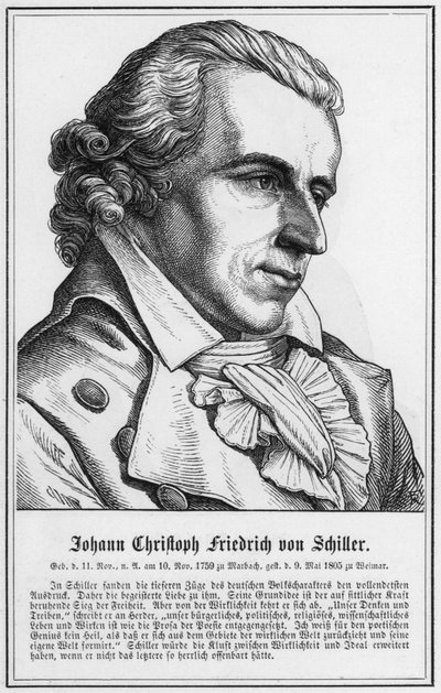 Johann Christoph Friedrich von Schiller door German School