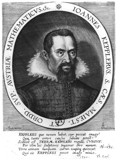 Johannes Kepler (1571-1630) 1590 door German School