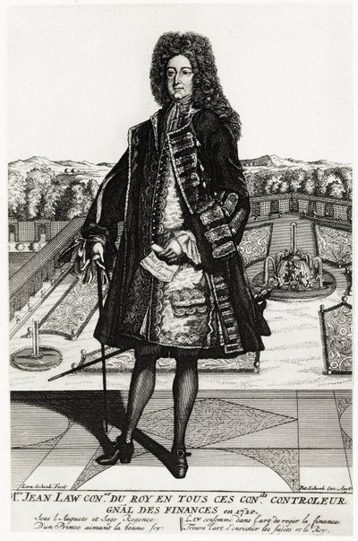 John Law van Lauriston door German School