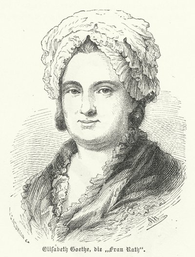 Katharina Elisabeth Goethe, moeder van de Duitse auteur Johann Wolfgang Goethe door German School