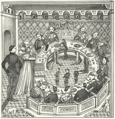 Koning Arthur en de Ronde Tafel door German School