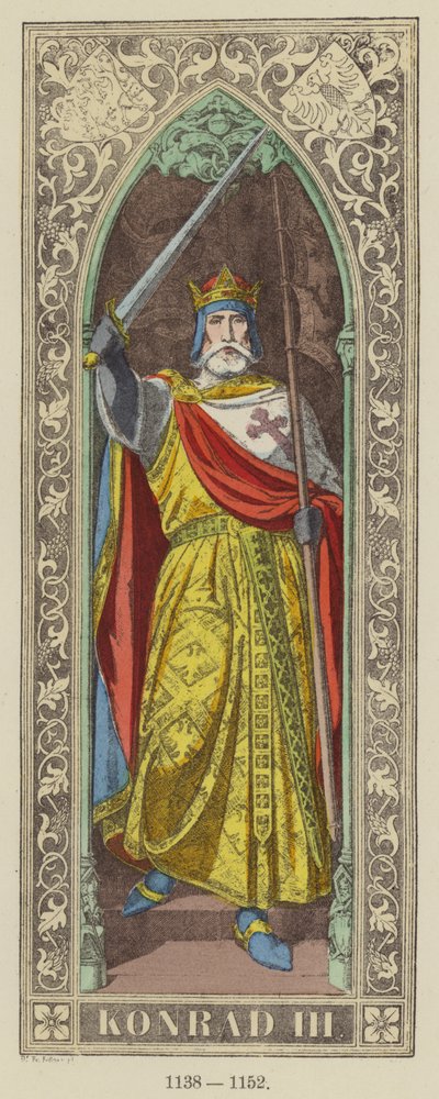 Konrad III door German School