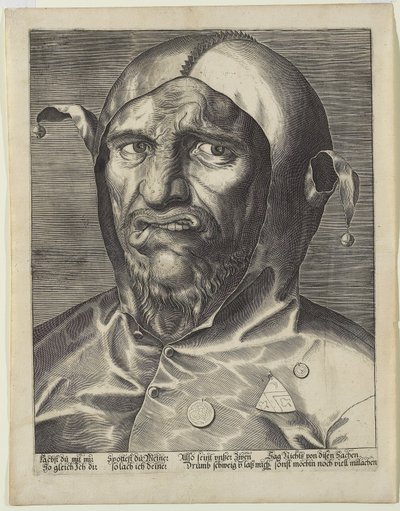 Groot hoofd van een nar, c.1600 door German School