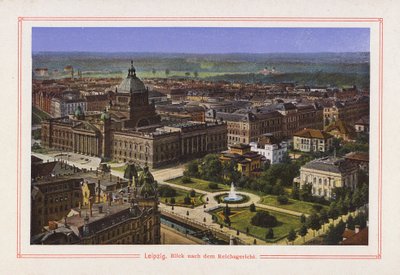 Leipzig, Uitzicht op het Rijksgerechtshof door German School
