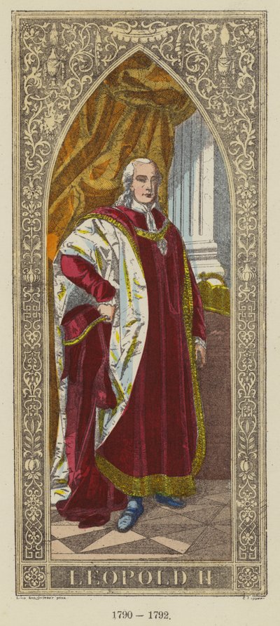 Leopold II, 1790-1792 door German School