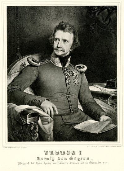 Ludwig I., 1884-90 door German School