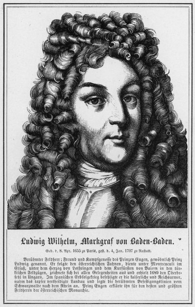 Ludwig Wilhelm, Markgraaf van Baden-Baden door German School