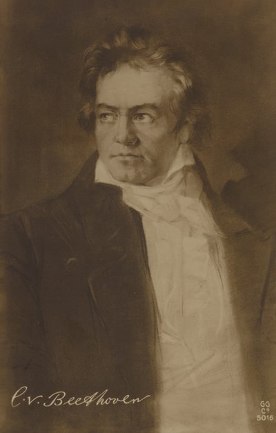 Ludwig van Beethoven, Duitse componist en pianist (1770-1827) door German School