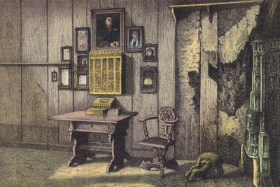 Luthers Kamer in de Wartburg door German School