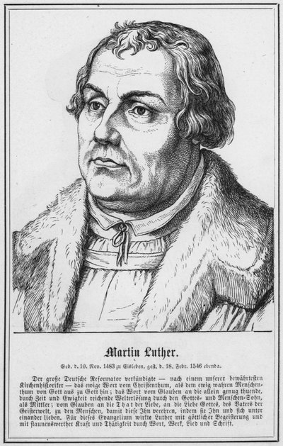 Maarten Luther door German School