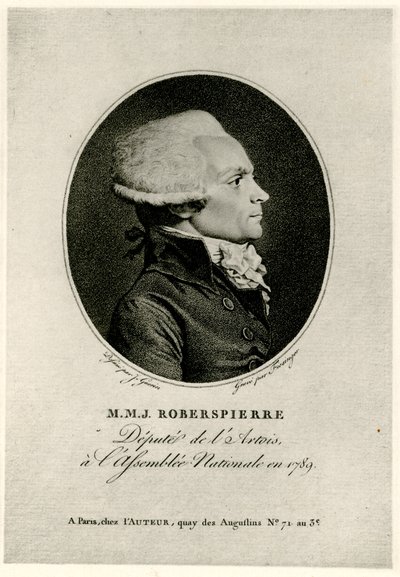 Maximilien Marie Isidore de Robespierre door German School