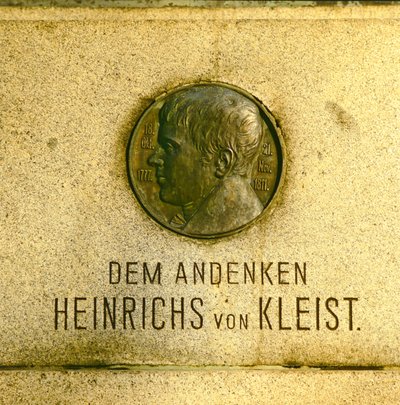 Medaille van het monument voor Heinrich von Kleist door German School