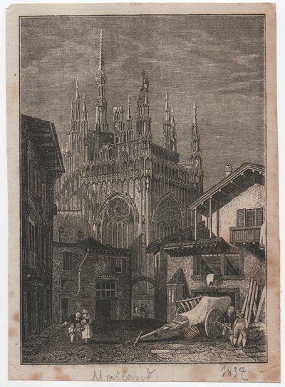 Kathedraal van Milaan door German School