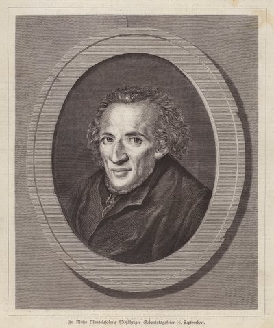 Moses Mendelssohn, Duitse Joodse filosoof door German School