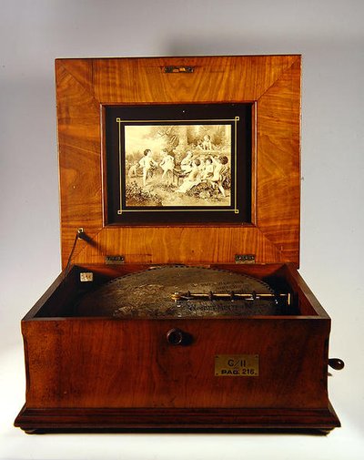 Muziekdoos, 1890 door German School