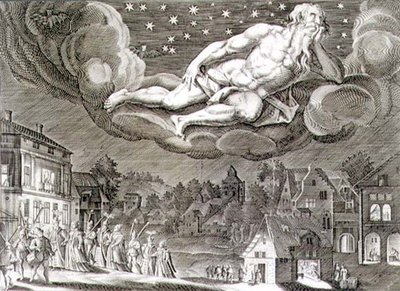 Nacht, gegraveerd door Paul Furst (c.1605-66) (gravure) door German School