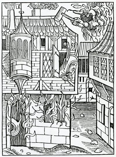 Van opscheppen of vertrouwen op fortuin, illustratie uit Alexander Barclay