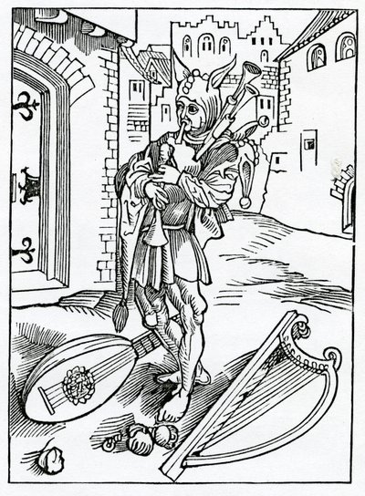 Van ongeduldige dwazen die geen correctie willen, illustratie uit Alexander Barclay